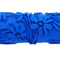 5 '' reljefni cvjetni uzorak slikarskog četkica DIY gumeni valjak reljefnog zrna boja šablona boja