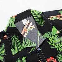 Tklpehg majice za muškarce kratki rukav bluza za bluze na plaži na plaži Hawian majica na plaži Majica