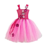 Djevojke toddlere haljina ljetna modna haljina princeza haljina casual haljina tutu mrežasta suknja