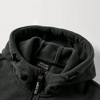 Duksevi za muškarce Ležerne kaput sa čvrstim kapuljačom dugih rukava džepni zatvarač za multi kaput