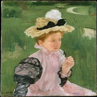 Portret mladog devojka Poster Print Mary Cassatt