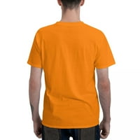 Premium grafički cool dizajn Muška majica kratkih rukava sa kratkim rukavima 150g narandžasta