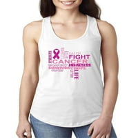- Ženski trkački rezervoar, do žena veličine 2xl - borbeni karcinom dojke