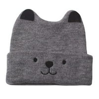 Egmy Toddler Kids Girl & Boy Baby Cartoon Bear Top Crochet Knit Hat Beanie Cap Hat