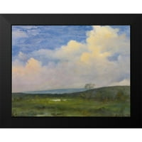 Bierstadt, Albert Black Moderni uokvireni muzej umjetnički print pod nazivom - Oblaci preko Kalifornije
