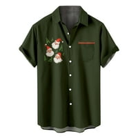Muška bluza, muški vrhovi Ljetno čišćenje prodaja, majice za muškarce, muški božićni 3D digitalni tisak