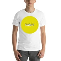 Nedefinirani pokloni Žuta tačka Karly Skraćena pamučna majica