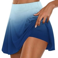 Njoeus ženska suknja za tenis Golf Skorts Atletski visoki struk sa unutrašnjim kratkim hlačama Badminton
