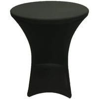 GOWINE Crni koktel Spante ugrađeni stolnjak Stretch poklopac stola