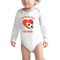 Budući Vijetnamski nogometni uređaj za odjeću za bebe dugih rukava