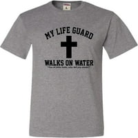 Odrasli moj životni čuvar šeta vodenom kršćanskim uskršnjim majicama