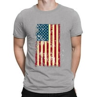Outfmvch polo majice za muškarce Ljeto 3D digitalno ing Dan za neovisnost T-majica Bluza ženski zbori