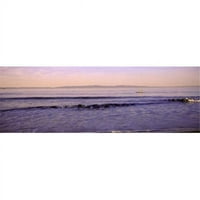 Panoramske slike PPI134389L Paddle-boarder u moru Santa Rosa Otok Santa Rosa County California USA Poster