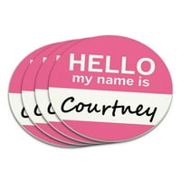 Courtney Pozdrav, moje ime je coaster set