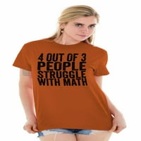 iz borbe Math Nerd Humor Graphic majica Men ili žene Brisco Brends X