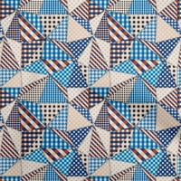 Onuone pamuk poplin twill mornarička plava tkanina Provjerite patchwork šivaći materijal ispis tkanine