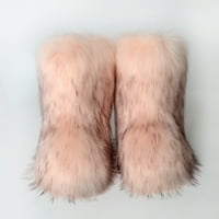 TAWOP čarape za žene, modne boje imitacija životinjskih čizama plus kašmir čizme sniježne čizme kratke