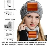 Grijani vrat zamotaj jesen zimski gradijent boja šešir zadebljani toplo hladno-otporna pletena krug