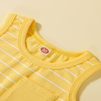 Bagilaanoe 0- mjeseci novorođene dječje djevojke dječake hlače postavljene trake print okrugli vrat