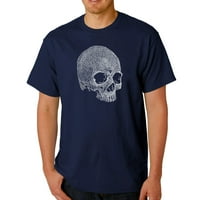 Majica majica pop umjetnosti Muška umjetnost - mrtav unutar lubanje