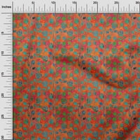 Onuone poliester Lycra Orange Tkanina Batik DIY Odjeća za preciziranje tkanine Tkanina od dvorišta Široko