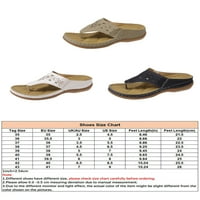 Daeful Womens Flip Flops Ljetni klinovi sandale plaže Thong Sandal Neklizajući klizanje na kliznim papučama