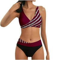 Bikinis za žensko čišćenje ljetnih kupaćih kostimi kupaći kostim za plažu bikini sijamk