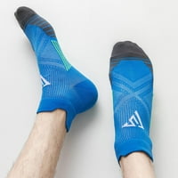 Baywell ANKLE Atletski trčanje čarape niske rezne sportske čarape za muškarce i žene, pakovanje, plavi
