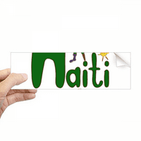 Haiti National Simbol Landmark uzorak Pravokutnik naljepnica za notebook naljepnica