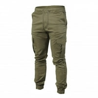 Ležerne prilike višestruki džep labavi ravni teretni hlače na otvorenom hlače Fitness hlače