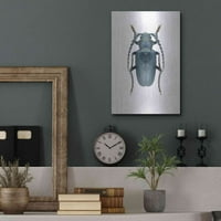 Luxe Metal Art 'Beetle 3' po dizajnu Fabrikken, metalna zida Art, 12 x16