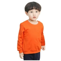 Shldybc toddler baby boy djevojka fleece pulover dukserica čvrsta boja za blube za blubu za blube topla