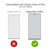 CASTIZATNINK Torbica za Samsung Galaxy Note Plus - Custom Ultra tanka tanka tvrda crna plastična pokrivača
