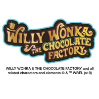Willy Wonka i fabrika čokolade Zlatna karta Novost Metalna tabelna tablica