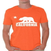 Awkward Styles California Bear Thirt California Košulje za muškarce Cali Pokloni Cali Majica Pokloni