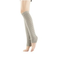 Mart ženska noga grijači žene pletene noge grijači dama za odrasle noge gomila čarapa jesen i zima drži
