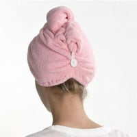 Lisenrain microfiber ručnik za ručnik za kosu suhe dame ručnik turban glava za glavu