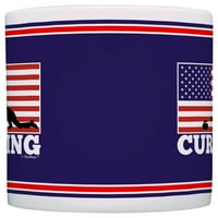 Thibeard American Pride curling Sjedinjene Države Zastava za kavu