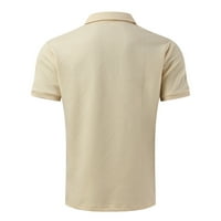 B91XZ košulje za vježbanje muško proljeće i ljeto pamuk jacquard kratki rukav gornji slojevi od pune