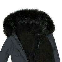 Ženski kaputi Outerywer Daily Plus size Zimska toplo kompozitna plišana dugme Kaputa za jaknu kaput