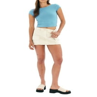 Žene Osnovni kratki rukav, košulje za majice O vrat Solid Boja Slim Fit Backlex Tee vrhovi majice Pulover