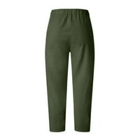Deagia Loot Sport hlače za žene viseće džepove sa širokim nogama hlače Ljetna casual labava pamučna
