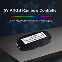 Mini ARGB FANS Kontroler komplet za ventilatore za duge, duge LED trake, ventilatori računara