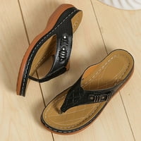 Ženske sandale Flip Flop Wedge Sliper Dressing Summer Clip Toe Sandale Udoban Vintage Arch Support Sandal