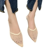 Ženske cipele modne proljeće i ljetne žene sandale šuplje mrežice velike veličine uperene prstiju casual