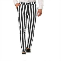 Leesechin muške hlače, trake personalizirane pantalone džepom dugme odijelo hlače gamaše casual pantalone