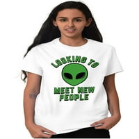Smiješni Nerdy Aliens Nfos vjernici Muška grafička majica Tees Brisco Brends S