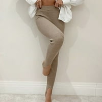Korak Ženske velike noge čvrste tanke i hlače Yoga trake učvrsni struk na joga hlača Aktivne žene
