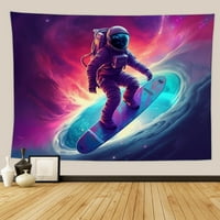 Skateboard astronaut tapiserija za spavaću sobu estetske tapiserije za spavaću sobu, zidni umjetnici
