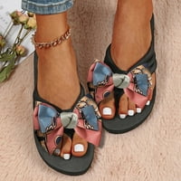 Kneelentne odrasle cipele za cipele za žene Ljetne dame cipele ravne papuče modni leptir flip flops